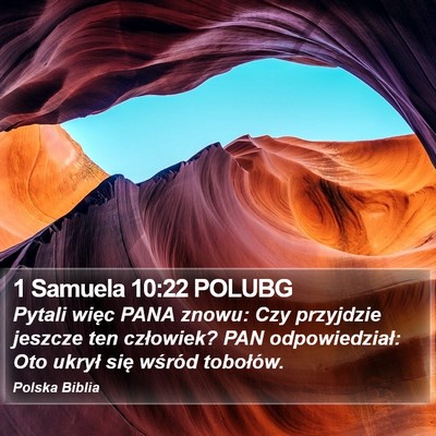 1 Samuela 10:22 POLUBG Bible Verse Image