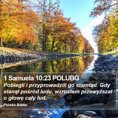 1 Samuela 10:23 POLUBG Bible Verse Image