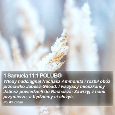 1 Samuela 11:1 POLUBG Bible Verse Image