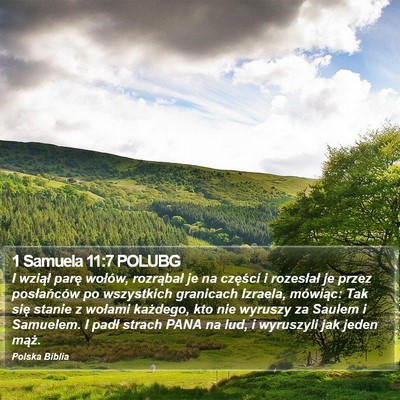 1 Samuela 11:7 POLUBG Bible Verse Image