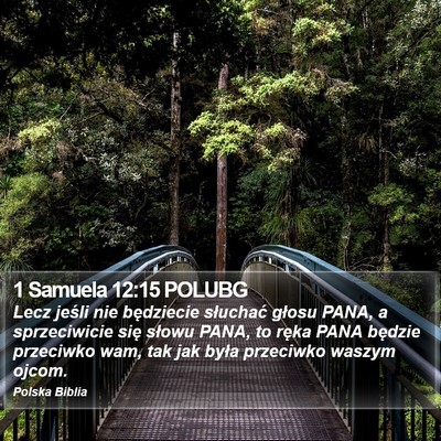 1 Samuela 12:15 POLUBG Bible Verse Image