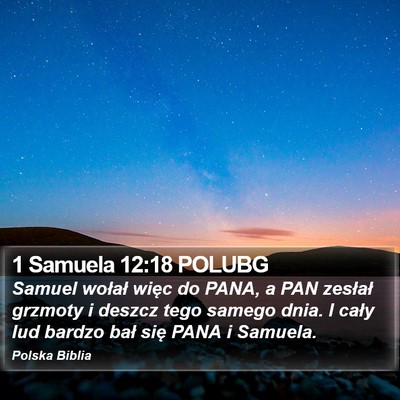 1 Samuela 12:18 POLUBG Bible Verse Image