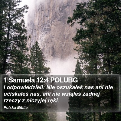 1 Samuela 12:4 POLUBG Bible Verse Image