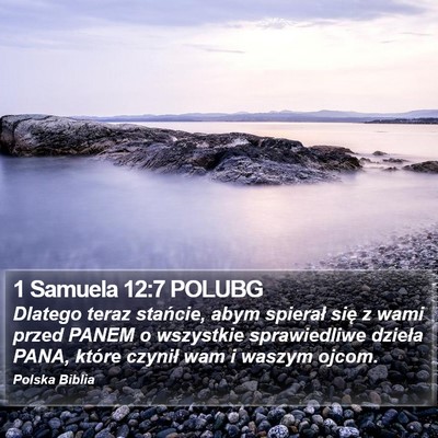 1 Samuela 12:7 POLUBG Bible Verse Image
