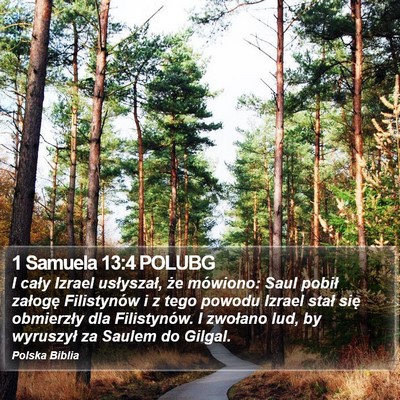 1 Samuela 13:4 POLUBG Bible Verse Image