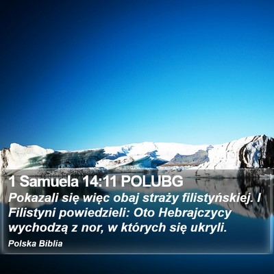 1 Samuela 14:11 POLUBG Bible Verse Image