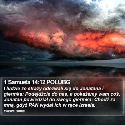1 Samuela 14:12 POLUBG Bible Verse Image