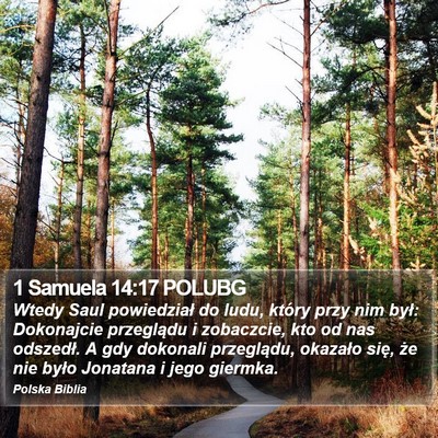 1 Samuela 14:17 POLUBG Bible Verse Image