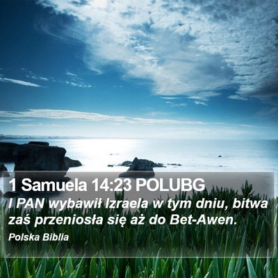 1 Samuela 14:23 POLUBG Bible Verse Image