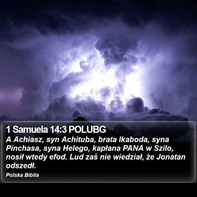 1 Samuela 14:3 POLUBG Bible Verse Image