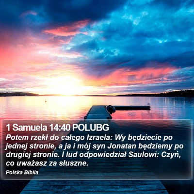 1 Samuela 14:40 POLUBG Bible Verse Image