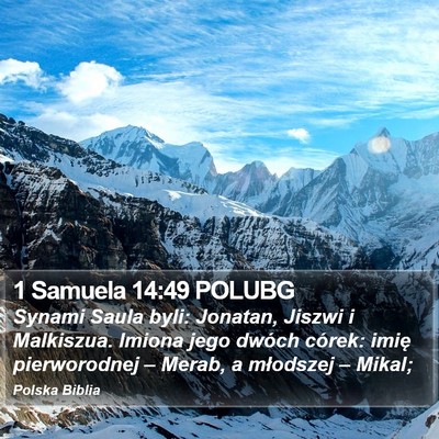 1 Samuela 14:49 POLUBG Bible Verse Image