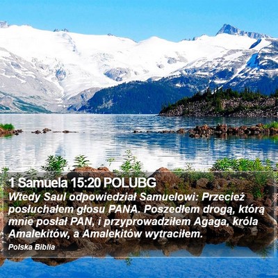 1 Samuela 15:20 POLUBG Bible Verse Image