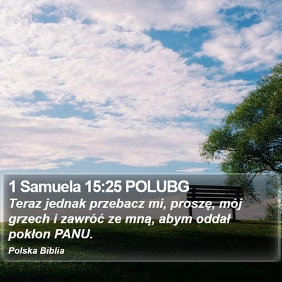 1 Samuela 15:25 POLUBG Bible Verse Image