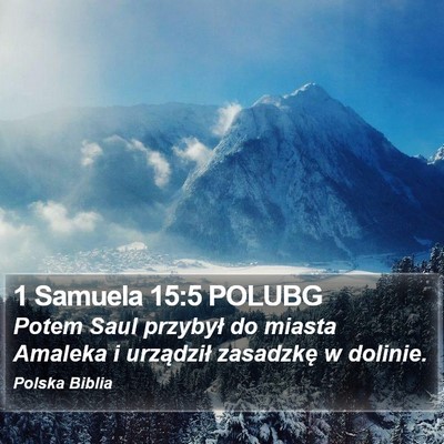 1 Samuela 15:5 POLUBG Bible Verse Image