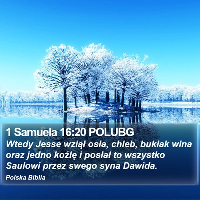 1 Samuela 16:20 POLUBG Bible Verse Image