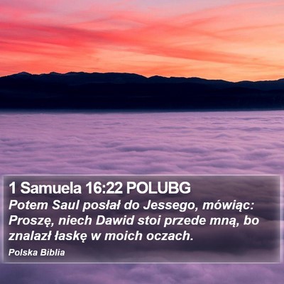 1 Samuela 16:22 POLUBG Bible Verse Image