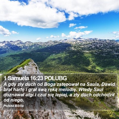 1 Samuela 16:23 POLUBG Bible Verse Image