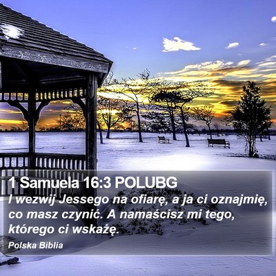 1 Samuela 16:3 POLUBG Bible Verse Image