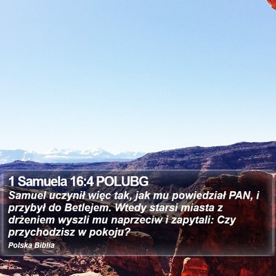 1 Samuela 16:4 POLUBG Bible Verse Image