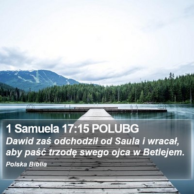 1 Samuela 17:15 POLUBG Bible Verse Image
