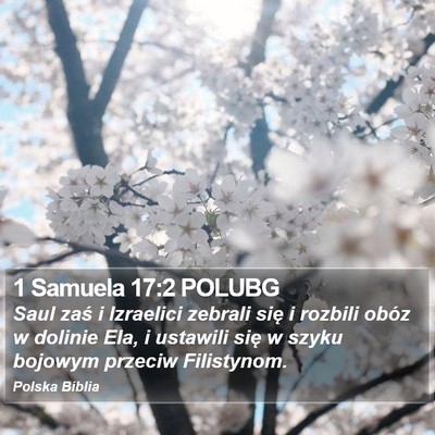1 Samuela 17:2 POLUBG Bible Verse Image