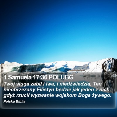 1 Samuela 17:36 POLUBG Bible Verse Image