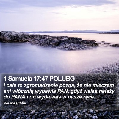 1 Samuela 17:47 POLUBG Bible Verse Image