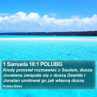 1 Samuela 18:1 POLUBG Bible Verse Image