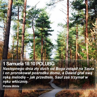 1 Samuela 18:10 POLUBG Bible Verse Image