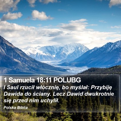 1 Samuela 18:11 POLUBG Bible Verse Image