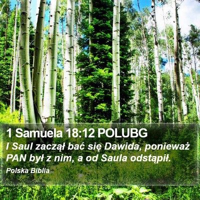 1 Samuela 18:12 POLUBG Bible Verse Image