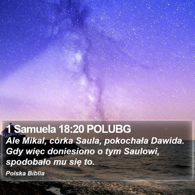 1 Samuela 18:20 POLUBG Bible Verse Image