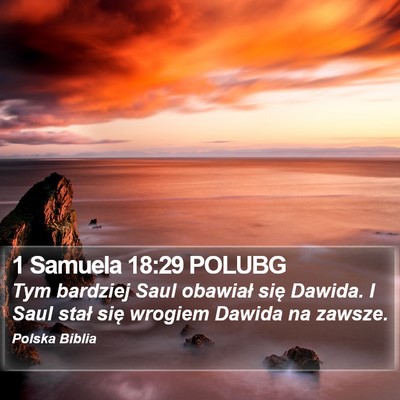 1 Samuela 18:29 POLUBG Bible Verse Image