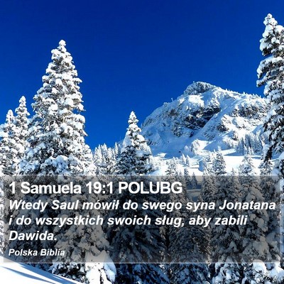 1 Samuela 19:1 POLUBG Bible Verse Image