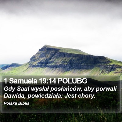1 Samuela 19:14 POLUBG Bible Verse Image