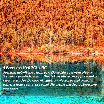 1 Samuela 19:4 POLUBG Bible Verse Image
