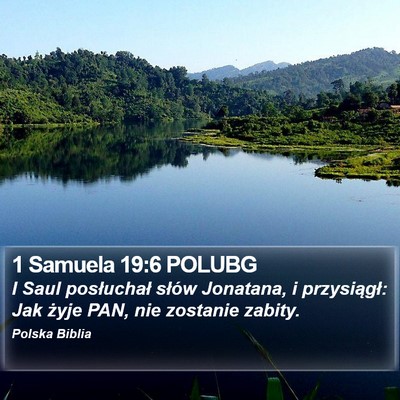 1 Samuela 19:6 POLUBG Bible Verse Image