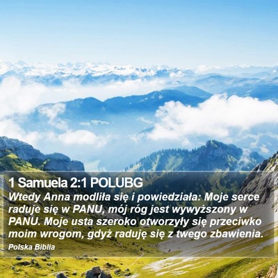 1 Samuela 2:1 POLUBG Bible Verse Image