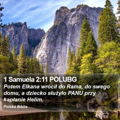 1 Samuela 2:11 POLUBG Bible Verse Image