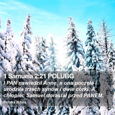 1 Samuela 2:21 POLUBG Bible Verse Image