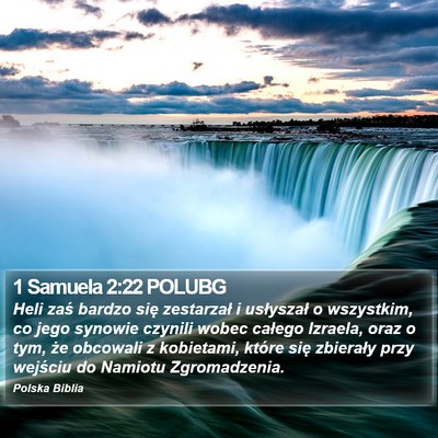 1 Samuela 2:22 POLUBG Bible Verse Image