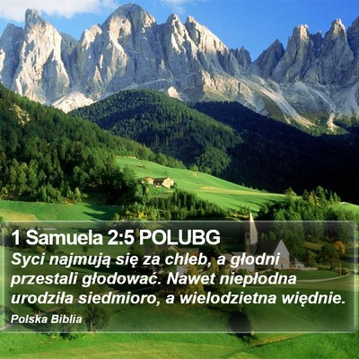 1 Samuela 2:5 POLUBG Bible Verse Image
