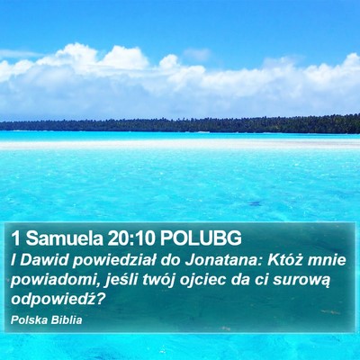 1 Samuela 20:10 POLUBG Bible Verse Image