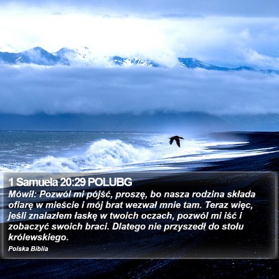 1 Samuela 20:29 POLUBG Bible Verse Image