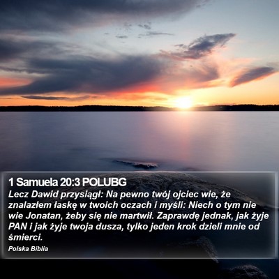 1 Samuela 20:3 POLUBG Bible Verse Image