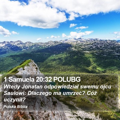 1 Samuela 20:32 POLUBG Bible Verse Image