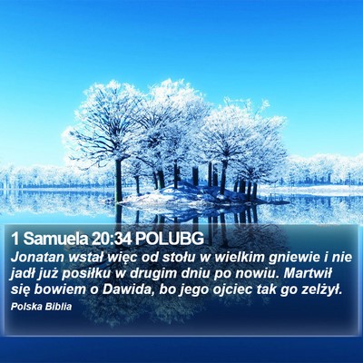 1 Samuela 20:34 POLUBG Bible Verse Image