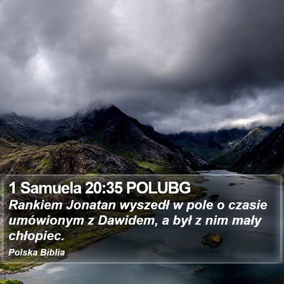 1 Samuela 20:35 POLUBG Bible Verse Image