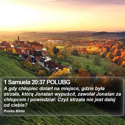 1 Samuela 20:37 POLUBG Bible Verse Image